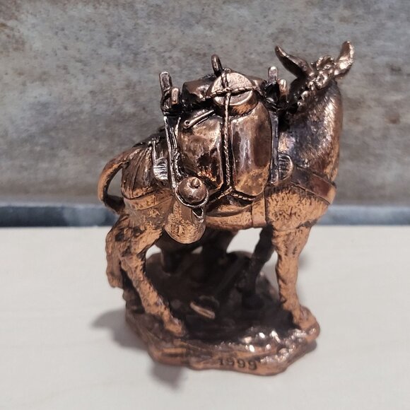 Hallmark Keepsake Ornament 1999 Prospector The Old West Collectors Series Copper - Picture 4 of 11